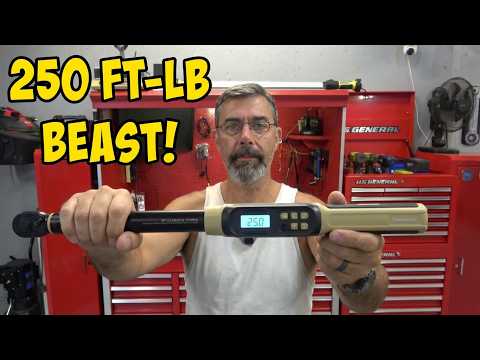 Cheersonic Digital 250ftlb Torque Wrench. A nice step up from my old Craftsman