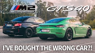 Porsche Cayman GTS4.0 vs BMW M2 Competition. Have I bought the wrong car?!