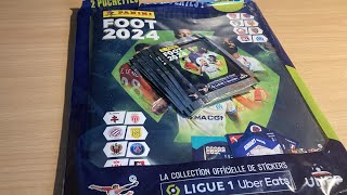 Ouverture de 11 pochettes Panini Foot 2024