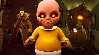 EL ORIGEN DEL BEBE POSEIDO | BABY IN YELLOW (THE BLACK CAT) Gameplay Español