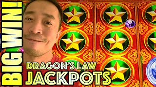 ★NEW SLOT!★ 🐲 DRAGON’S LAW JACKPOTS Slot Machine (KONAMI)
