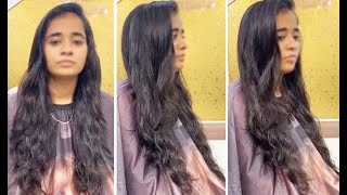 Easy Long Layered Haircut Tutorial with Bangs Full Tutorial Steps | Layered Cutting Techniques