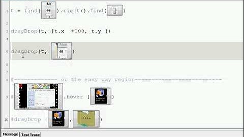 drag and drop examples sikuli python programming