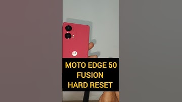 Moto edge 50 fusion hard reset #shorts