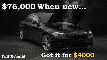 I Bought a Broken BMW 550i for $4000 Then Fully Rebuilt And Drove it (Full Build)