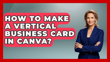 How To Make A Vertical Business Card In Canva? - Graphic Design Nerd