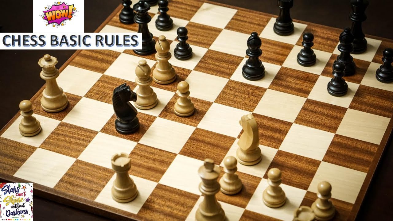 Download Chess | Board Game | Basic Rules | Coloring Stars - YouTube