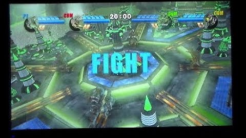 Godzilla 2000 vs Megalon vs Obsidius vs Varan | Godzilla Unleashed Wii Brawl #2