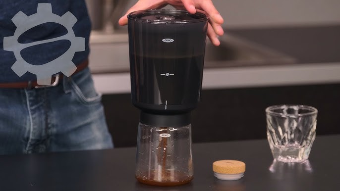 How to use OXO cold brew coffee machine to make cold brew concentrate at  home 