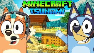 Minecraft Bluey Vs Tsunami