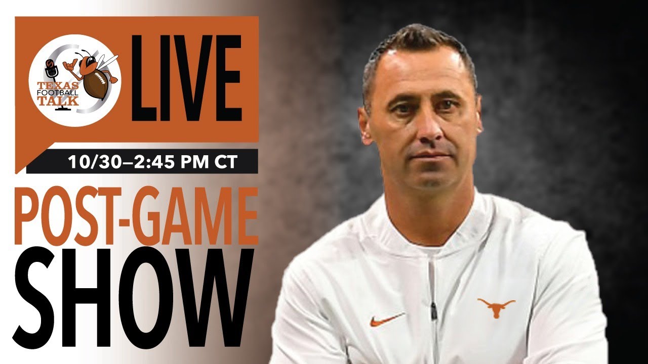 Texas Football Talk Post Game Live Texas Longhorns Lose To 16 Baylor 