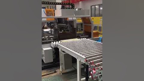 SC924 Four color printer slotter die-cutter folder gluer inline with strapping machine