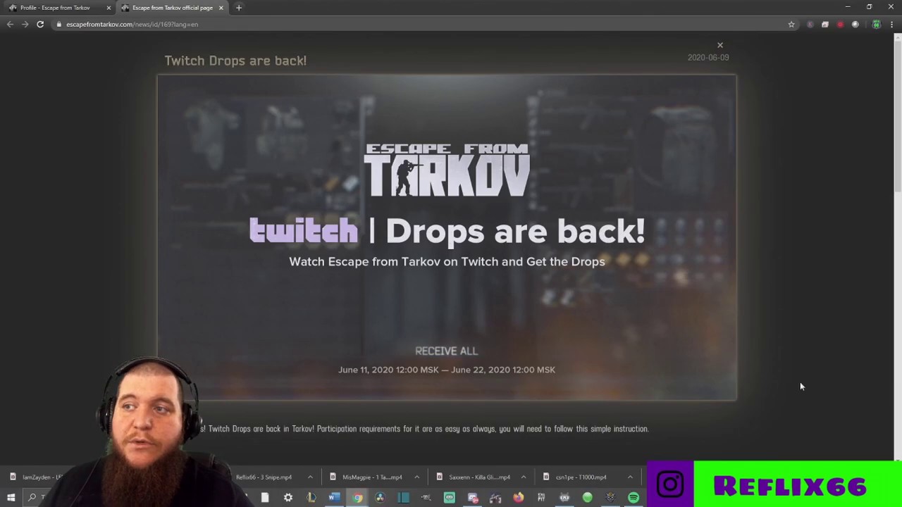 How to link your Escape From Tarkov account to Twitch for the Drops