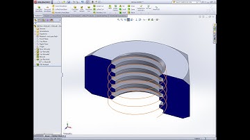 Modeling Hex Nut with ACME Thread | Solidworks Tutorial