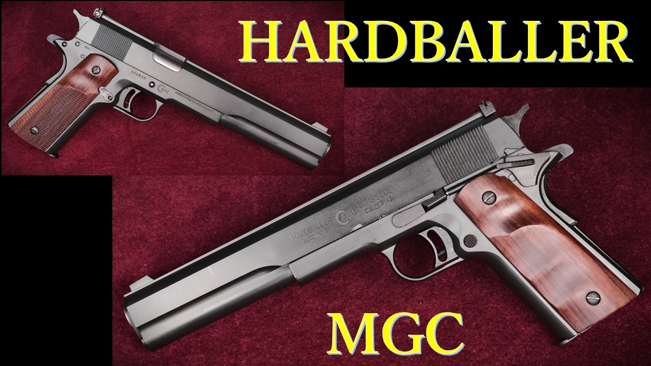 Out-of-print MGC Hardballer Black [Magna]: Appearance, weight
