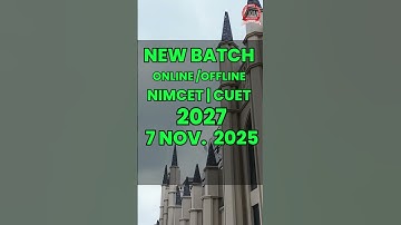 Next Batch for NIMCET, CUET 2027 | Best Nimcet Cuet MCA Entrance Coaching in India