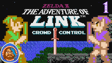 The Hardest Zelda Game But Twitch Chat Is Also Trying To Stop Me | Zelda 2 With Crowd Control Part 1