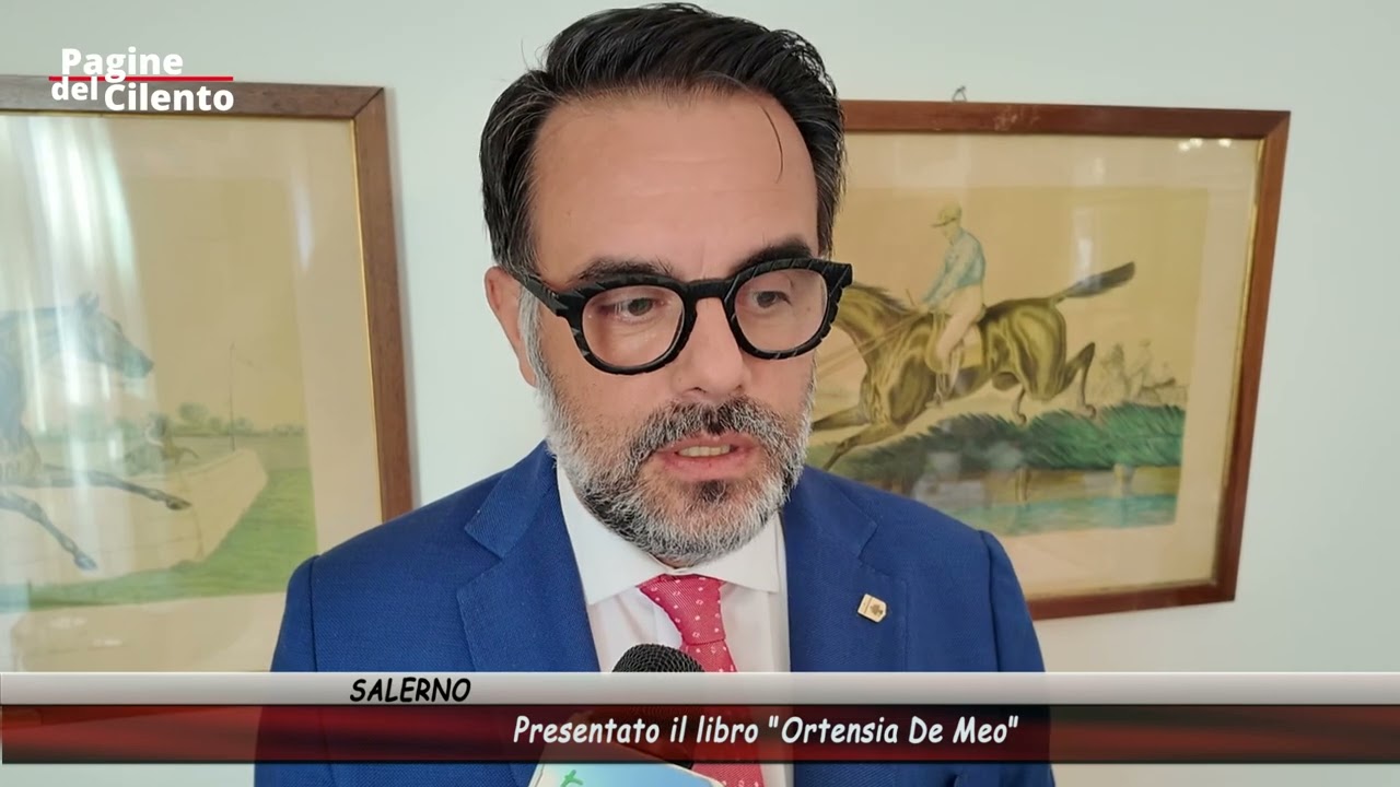 Salerno - Presentato il libro "Ortensia De Meo" di Daniele Elpidio Iadicicco