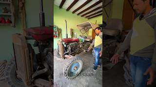 दुनिया का पहला पेट्रोल वाला ट्रैक्टर 😱 #tractor #petroltractor #jugaad #machines