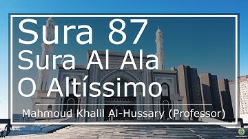 سورة 87. الأعلىٰ (ترجمة باللغة البرتغالية) | محمود خليل الحصري (مٌعلم)