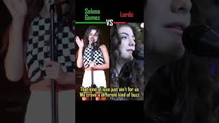 SELENA GOMEZ vs LORDE - Royals - #shorts #versus #music