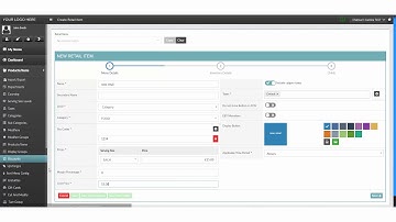 BOH How To Setup a Retail Item - iTab POS