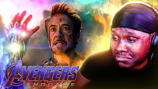 I Watched Marvel's *AVENGERS END GAME* For The FIRST TIME And IT BROKE ME!!