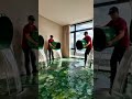 This Is NOT Water… It’s a Floor! 😱💎#viralreels #satisfying  #luxury #short #parati
