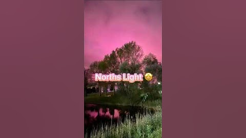 🌌Magical Aurora Lights Over the Netherlands Sky at Dawn! 🤩✨ #aurora #skylights