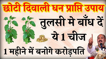 11 नवंबर दिवाली के दिन तुलसी में बाँध दे यह 1 चीज बनोगे करोड़पति- Pardeep mishra