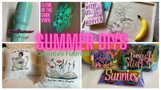 EASY SUMMER DIYS | CREATIVE FABRICA 🍍