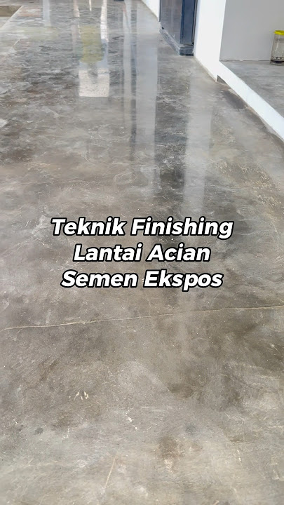 THE PROCESS OF FINISHING A PLATE FLOOR CAN BE SHINY #rumohakhirda #minimalisthouse
