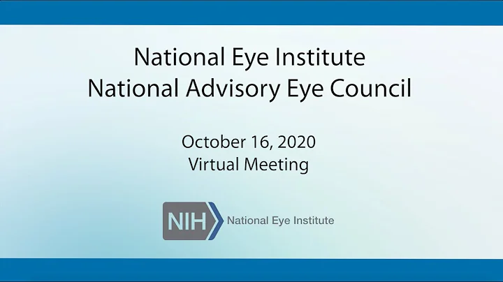National Advisory Eye Council October 2020 - DayDayNews