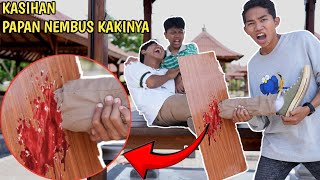 ALMOST BROKEN! SAPUTRA KEN4'S LEG WAS A PLANK FOR 4 HOURS ON THE ROAD??😱 | Mikael TubeHD