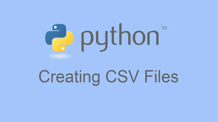 Writing CSV Files in Python