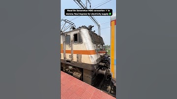 Head On Generation HOG connection ⚡️ in Jammu Tawi Express for electricity supply ✅