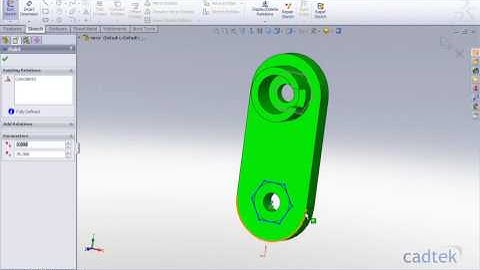 SolidWorks 2010 - Derived Sketch (Hints & Tips Series)