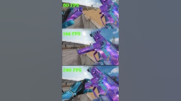 60FPS VS 144 FPS VS 240 FPS  WHICH DO YOU THINK ITS BETTER? #gaming #fpsdifference#codm#bloodstrike