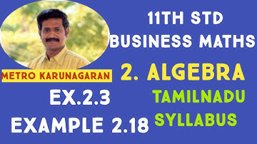 11th Std BM Example 2.18 Find how many four letter words can be formed from the letters "LOGARITHMS"
