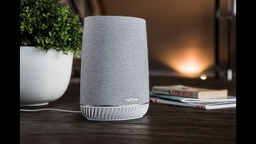 The Orbi Voice speaker from Alexa has a serious sound pedigree and also acts as a WiFi repeater.
