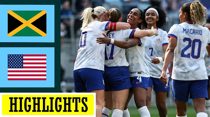 USA vs Jamaica Highlights | Women's Football Friendly International