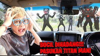 Pasukan An Man, Tv Man, Giga Man, Camera Man Menghadang Bocil Di Jalan