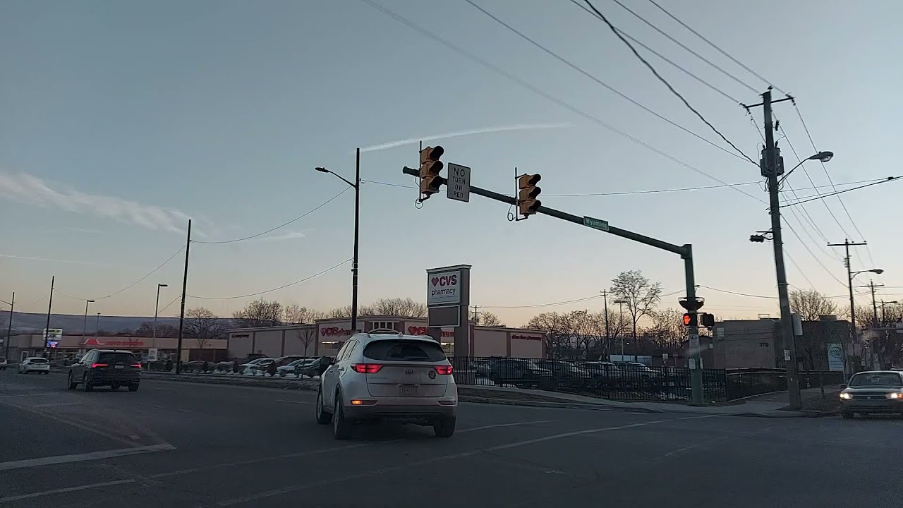Driving from Pringle to Hanover Township in Pennsylvania