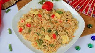 বাংলা চাইনীজ রেস্টুরেন্টের চিকেন ফ্রাইড রাইস (টিপস সহ)|| Bangla Chinese Chicken Fried Rice