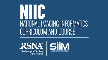 National Imaging Informatics Curriculum and Course (NIIC)