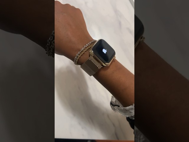 Apple Watch Series 9 - Gold Milanese Loop Unboxing | Kendra Kenshay