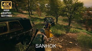 PUBG PC GAMEPLAY | 4K SANHOK