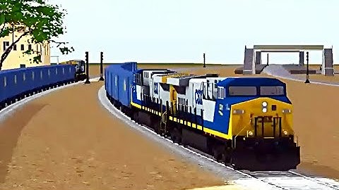 Train Sim - India Using GE AC4400CW - Simulasi Kereta Api
