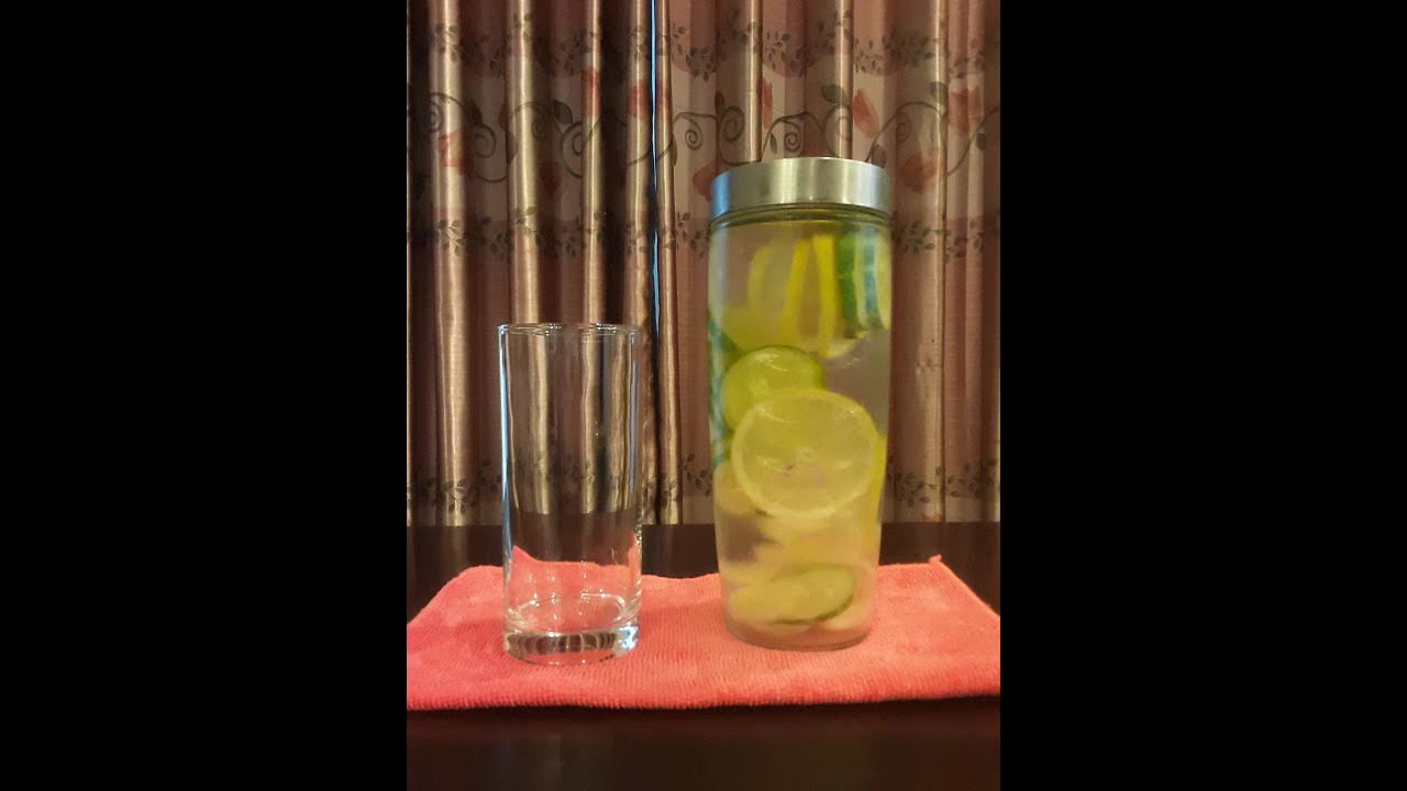 Cara Membuat Infuse Water ( Timun, Lemon & Jahe ) YouTube