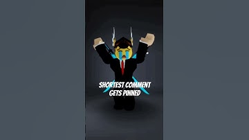 Shortest comment gets pinned! #roblox #viral #short #shorts